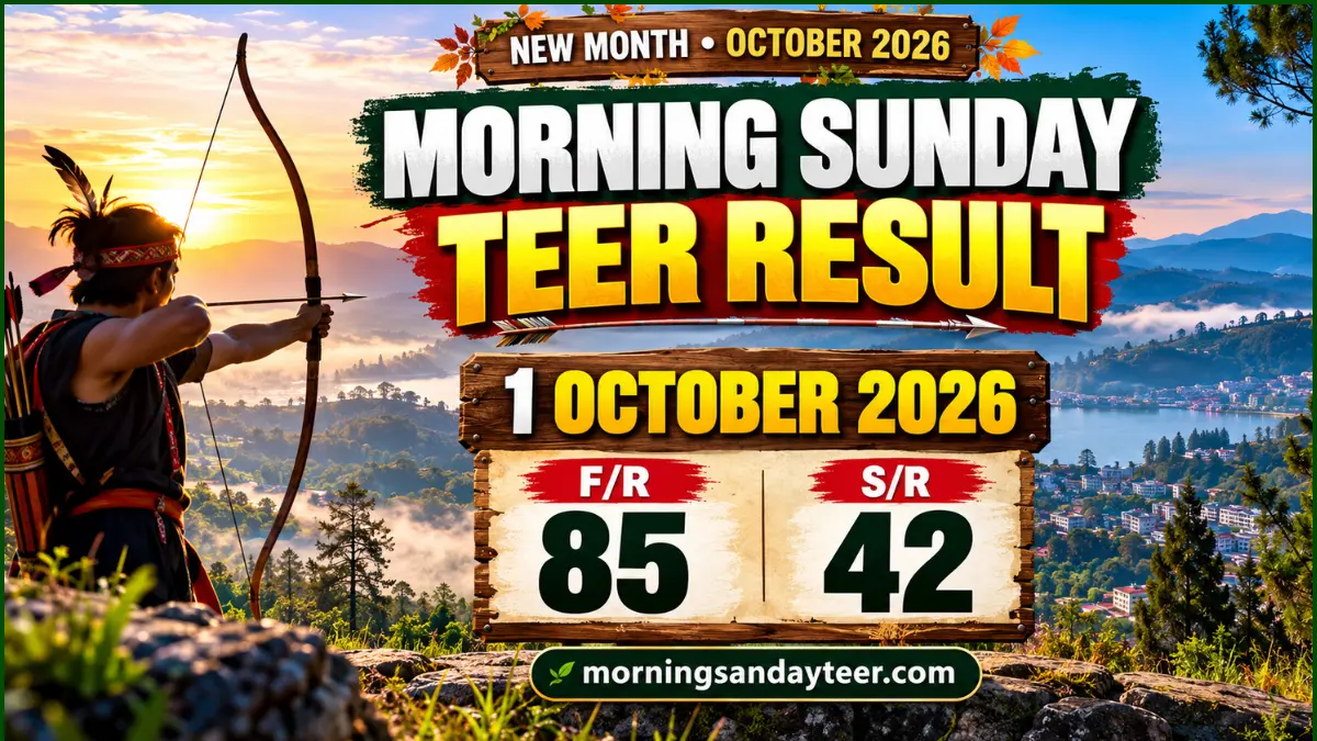 Morning Sunday Teer Result 1 October 2026 New Month New Journey Begins
